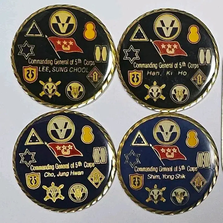 [BUNJANG] 5th Corps Promotion Unit Commemorative Coin Set / 5군단 승진부대 기념 코인 세트