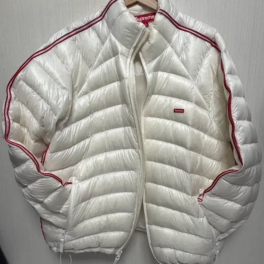 [BUNJANG] Supreme Micro Down Jacket White L / 슈프림 마이크로 다운 자켓 화이트 L(24SS)