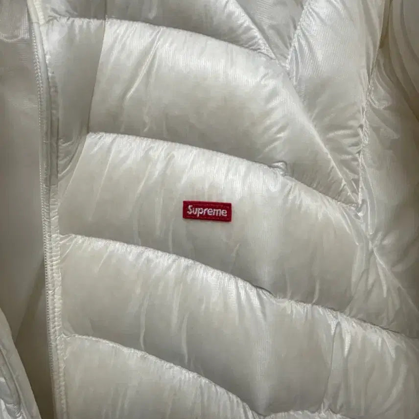 [BUNJANG] Supreme Micro Down Jacket White L / 슈프림 마이크로 다운 자켓 화이트 L(24SS)