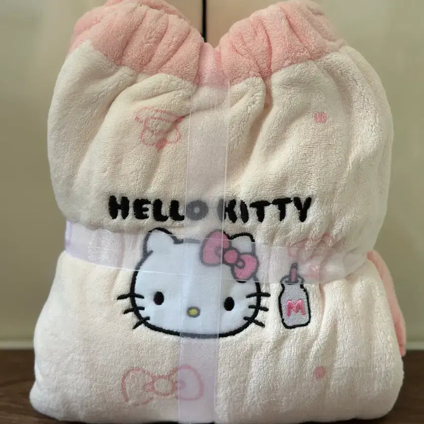 [BUNJANG] Sanrio Hello Kitty Shower Robe Pink / <당일발송> 헬로키티 샤워가운 핑크