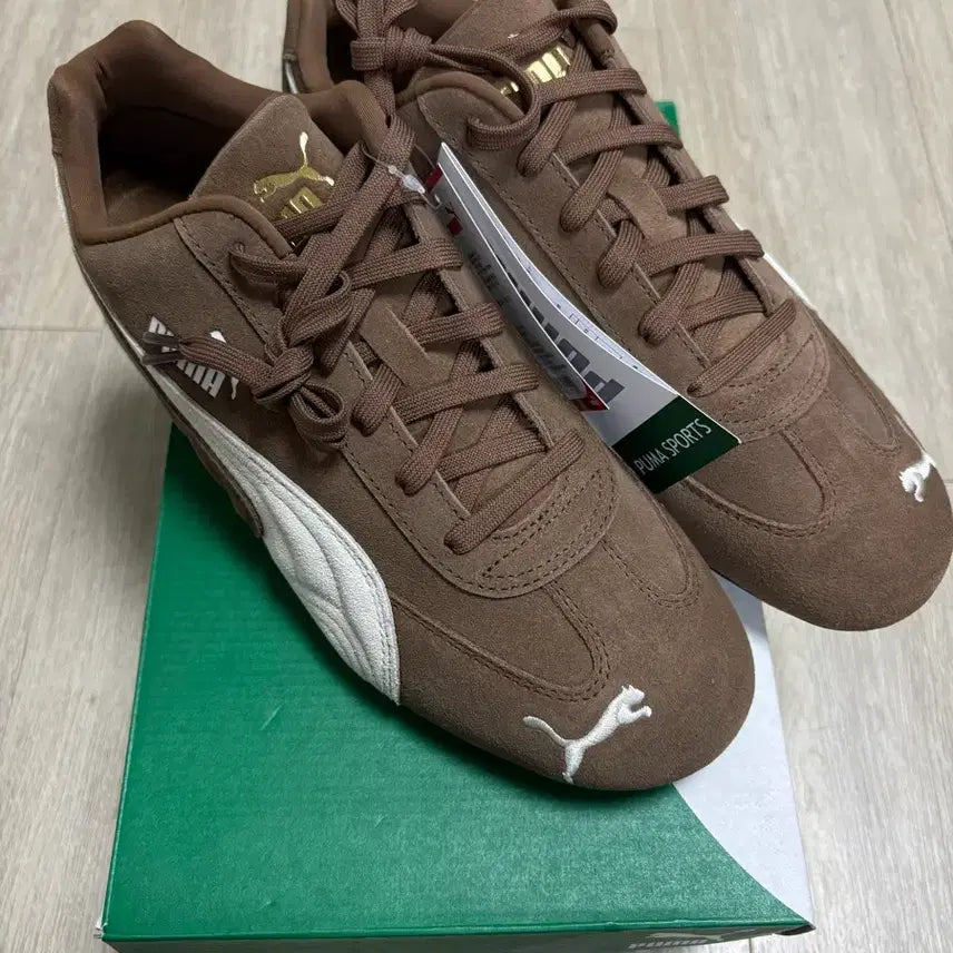 [BUNJANG] Puma Speedcat Brown Shoes / 푸마 스피드캣 브라운 275