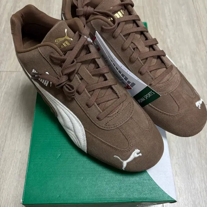 [BUNJANG] Puma Speedcat Brown Shoes / 푸마 스피드캣 브라운 275