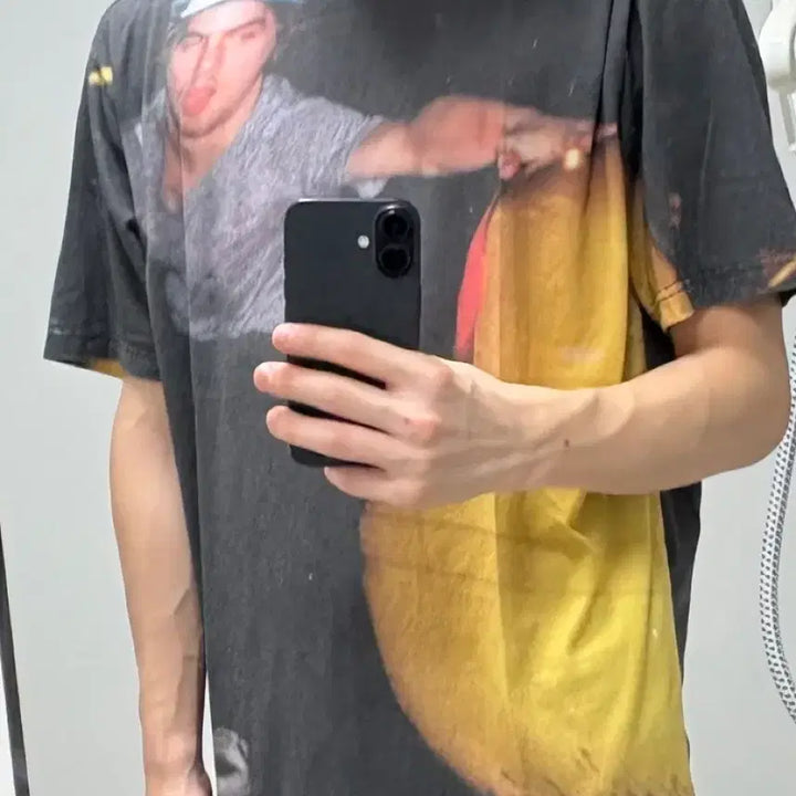 [BUNJANG] Supreme Dash Snow Full Printing T-shirt / 슈프림 대쉬 스노우 풀 프린팅 반팔 티