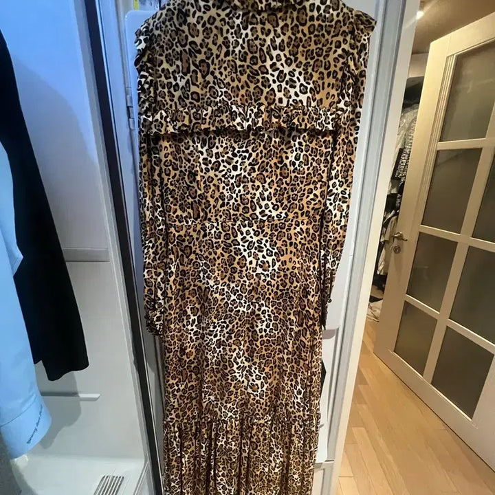 [BUNJANG] Saint Laurent Leopard Print Dress / 생로랑 레오파드 원피스
