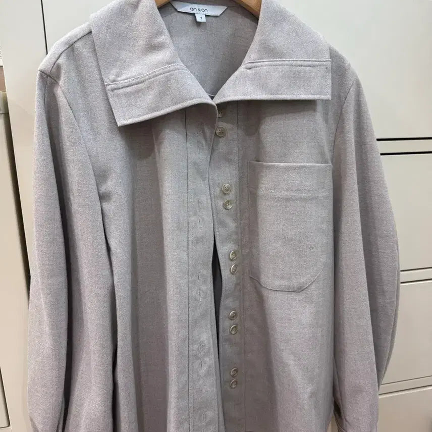 [BUNJANG] ON&amp;ON Shirt Jacket Blouse / 온앤온 셔츠 자켓 블라우스