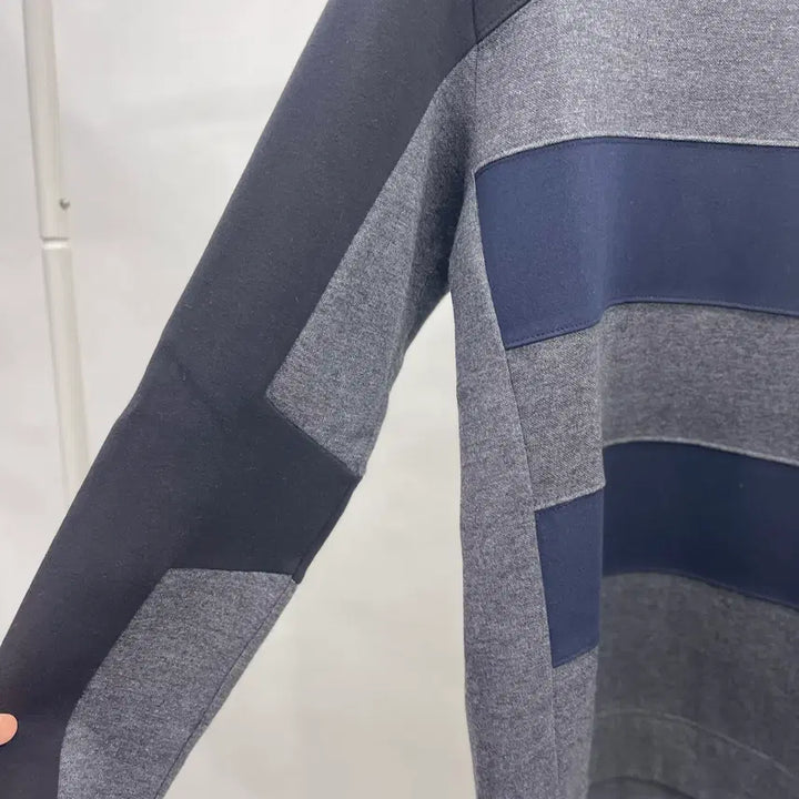 [BUNJANG] Solid Homme Block Long Sleeve Sweatshirt / 솔리드옴므  블럭 긴팔맨투맨