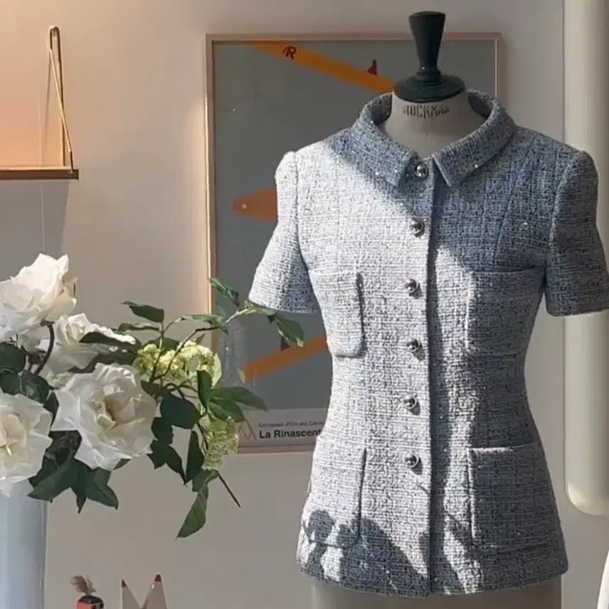 [BUNJANG] Acrissdo Sparkling Jacket Size 36 / 아크리스도 스파클링 자켓 36 사이즈(새상품컨디션)