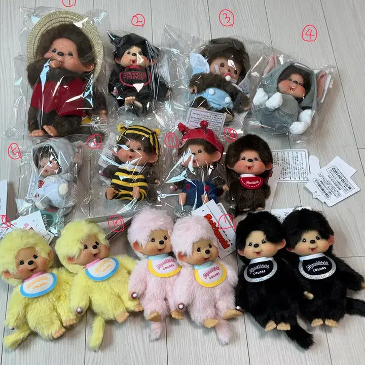 [BUNJANG] Monchhichi x Bee Big Head SS Keychain / (새상품/정품) 몬치치 x 꿀벌 빅헤드 SS 키링(6번)
