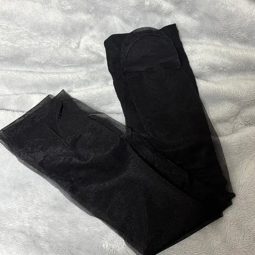 [BUNJANG] 15D Sheer Black Stockings (Used) / 착샷 | 검정스타킹 중고