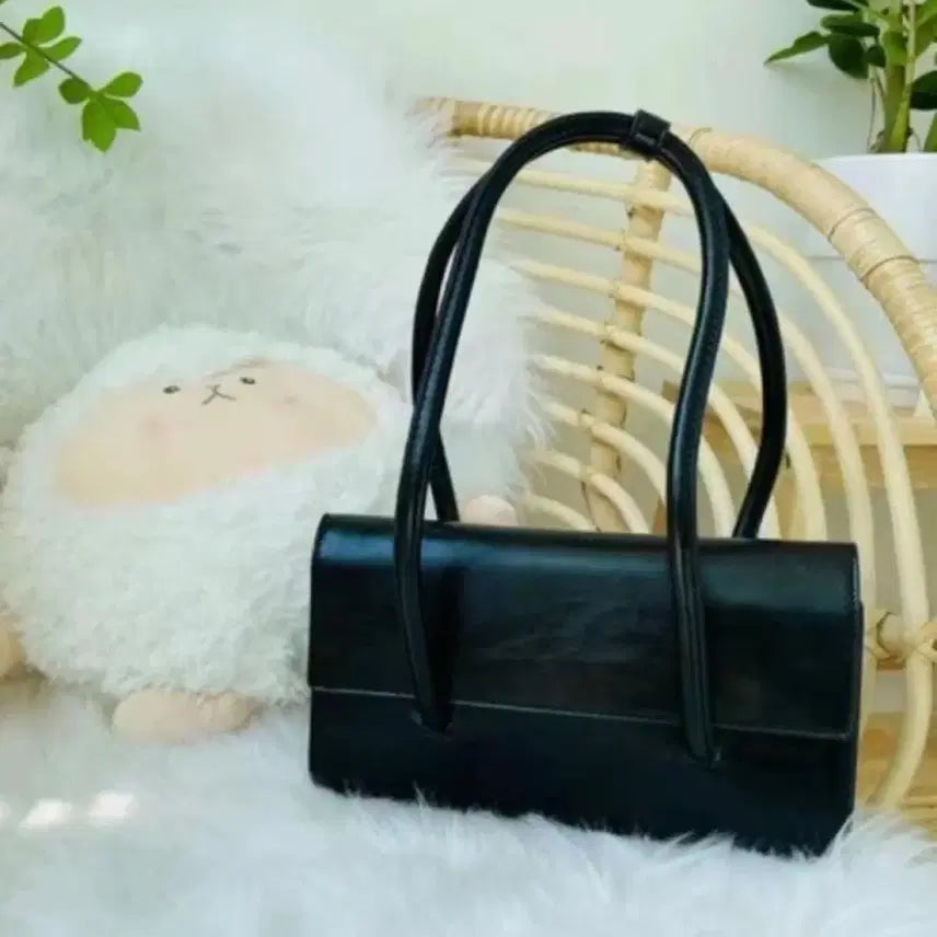 [BUNJANG] Black Shoulder Bag / 블랙 숄더백