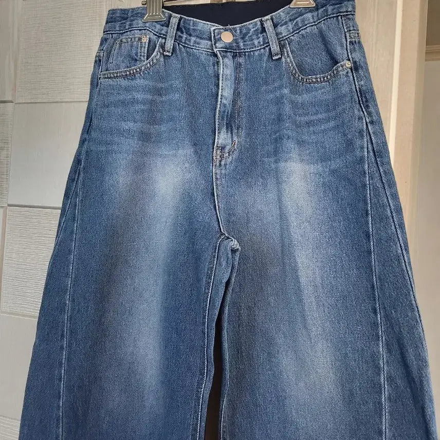 [BUNJANG] Wide Leg Denim Pants / 와이드 데님 팬츠