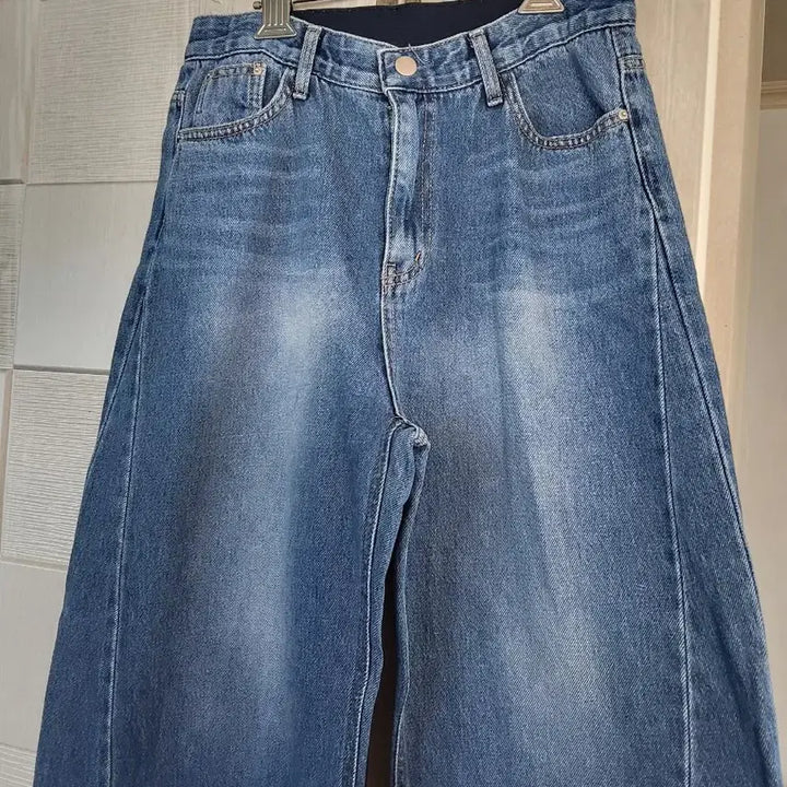 [BUNJANG] Wide Leg Denim Pants / 와이드 데님 팬츠