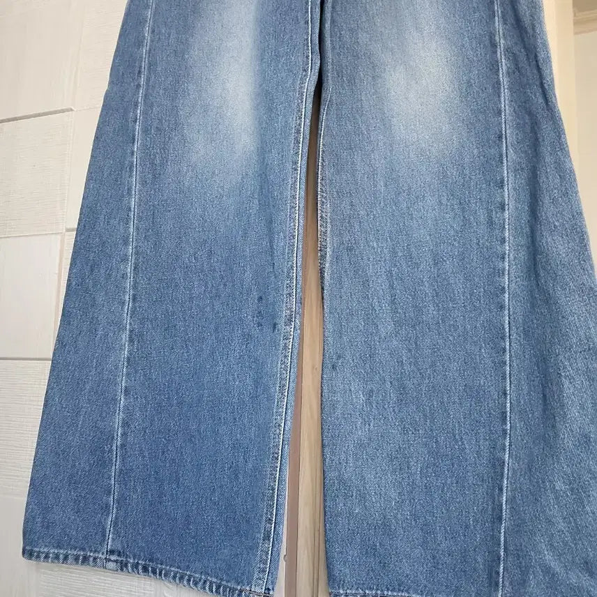 [BUNJANG] Wide Leg Denim Pants / 와이드 데님 팬츠