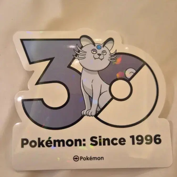 [BUNJANG] Pokemon 30th Anniversary Stickers Alola Persian / 포켓몬 30주년 스티커 알로라 페르시온