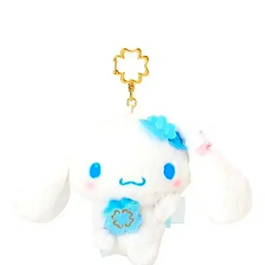 [BUNJANG] Cinnamoroll Blue Clover Mascot Charm / 시나모롤 블루클로버 마스코트