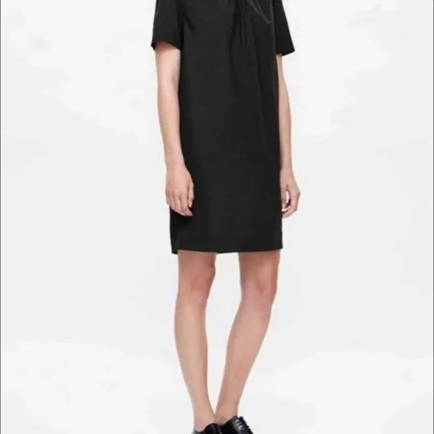 [BUNJANG] COS Ruffle High-Neck Dress / 코스 러플 하이넥 드레스