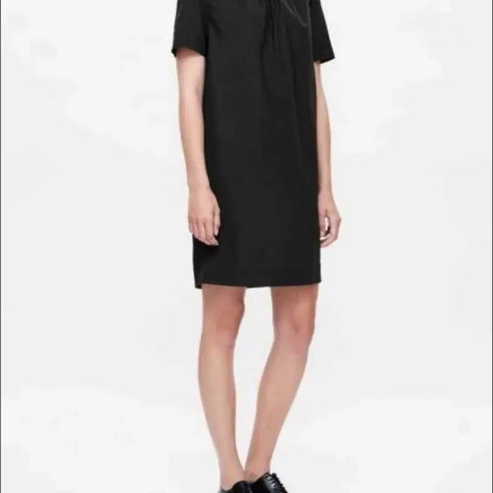 [BUNJANG] COS Ruffle High-Neck Dress / 코스 러플 하이넥 드레스