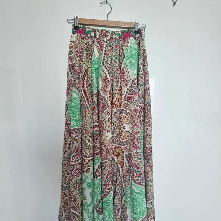 [BUNJANG] Patterned Long Skirt / 패턴 롱 스커트