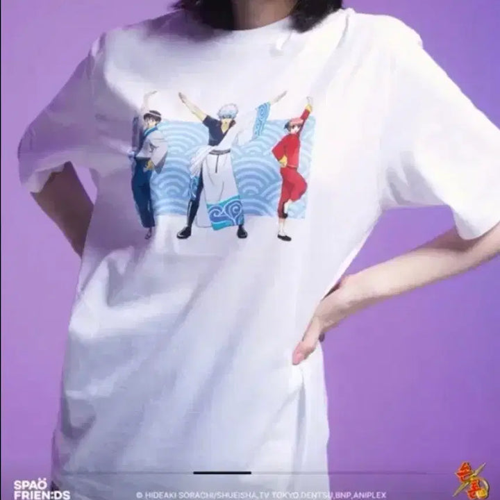 [BUNJANG] Gintama SPAO Solver T-Shirt White M / [새상품] 은혼 스파오 해결사 반팔 화이트 m