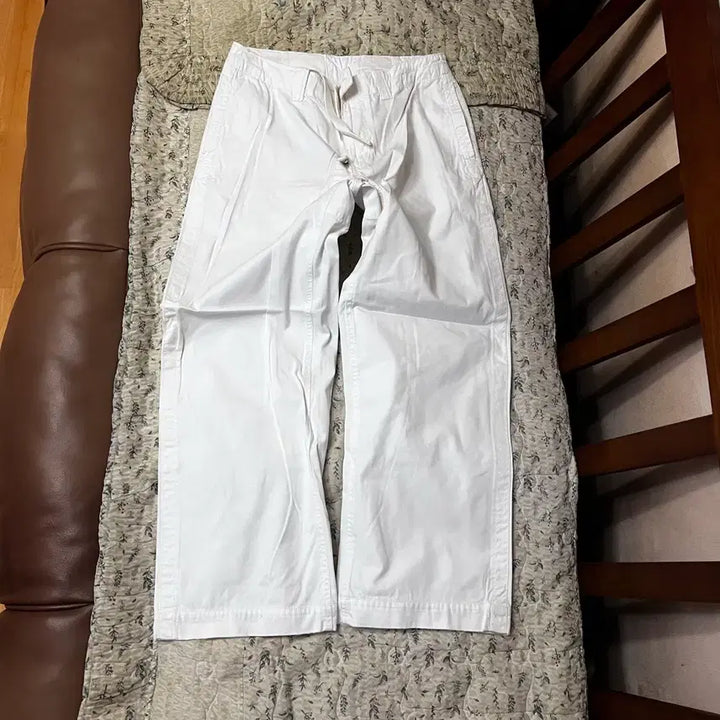 [BUNJANG] Polo Ralph Lauren White Oversized Cotton Pants (Size 34) / [34] 폴로 POLO 화이트 오버사이즈 코튼 팬츠