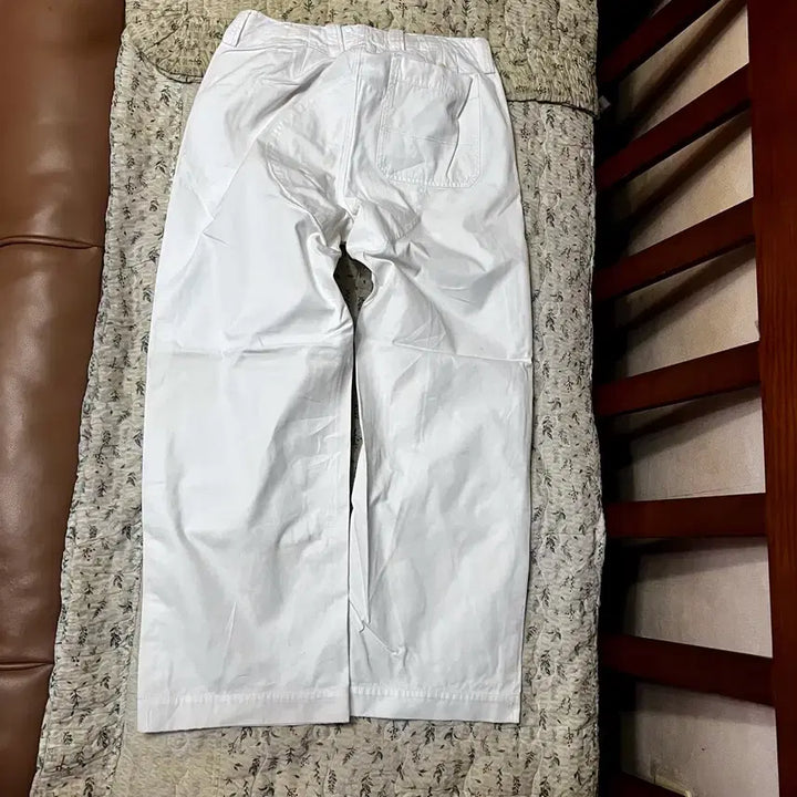 [BUNJANG] Polo Ralph Lauren White Oversized Cotton Pants (Size 34) / [34] 폴로 POLO 화이트 오버사이즈 코튼 팬츠