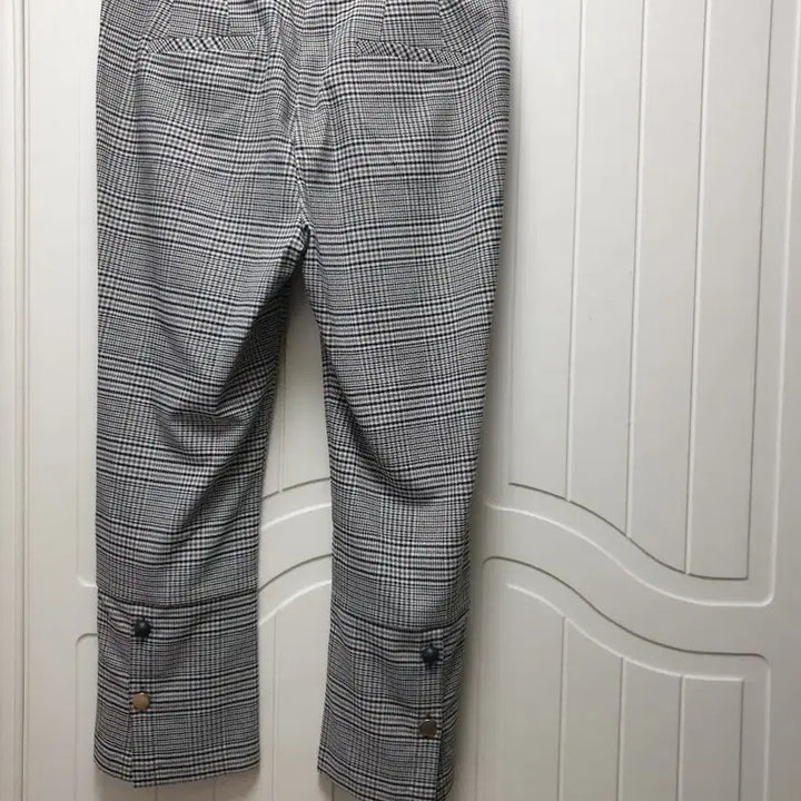 [BUNJANG] Check Pattern Bootcut Pants / ing 체크 패턴 부츠컷 팬츠