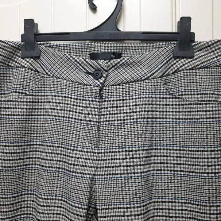 [BUNJANG] Check Pattern Bootcut Pants / ing 체크 패턴 부츠컷 팬츠