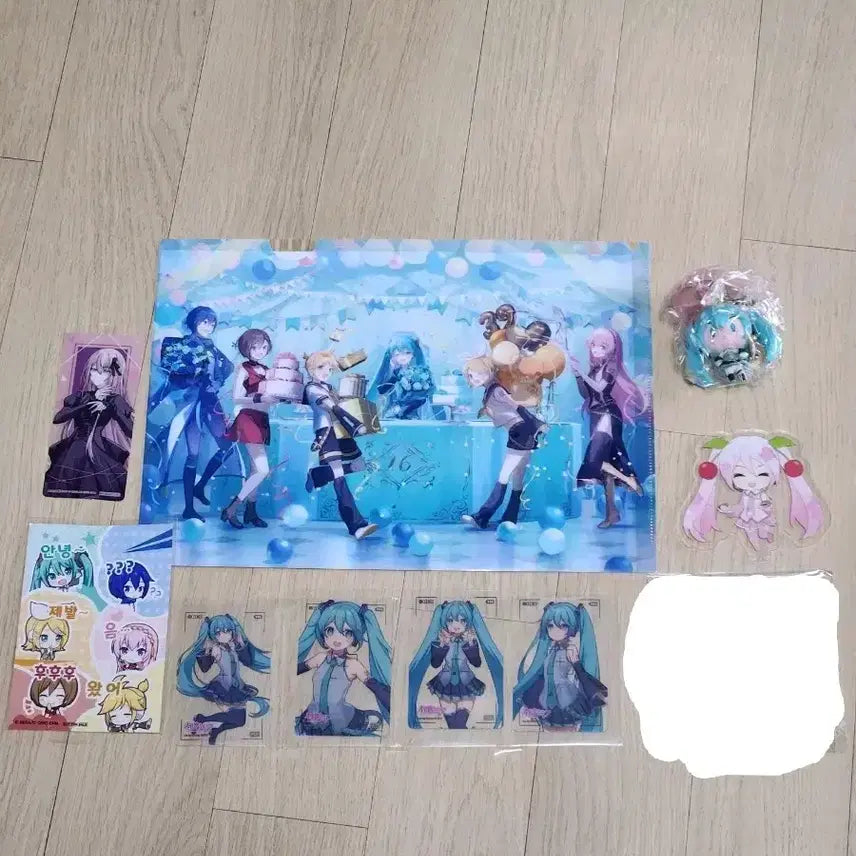 [BUNJANG] Hatsune Miku Vocaloid Goods Bundle Set / 하츠네 미쿠 보컬로이드 굿즈 일괄