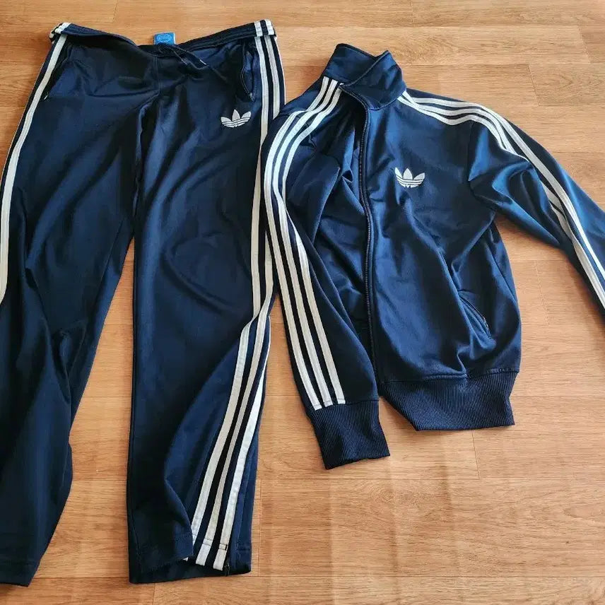 [BUNJANG] Adidas Training Tracksuit Set Navy / 아디다스 트레이닝복 상하의 세트 네이비