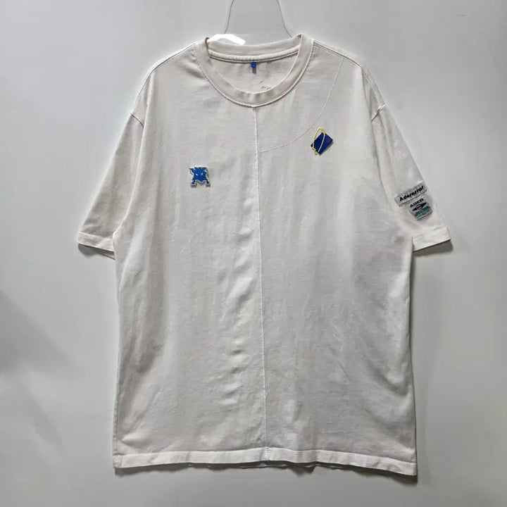 [BUNJANG] Ader Error Triple Patch Logo T-Shirt / 아더에러 트리플 패치 로고 반팔 티셔츠 26050612