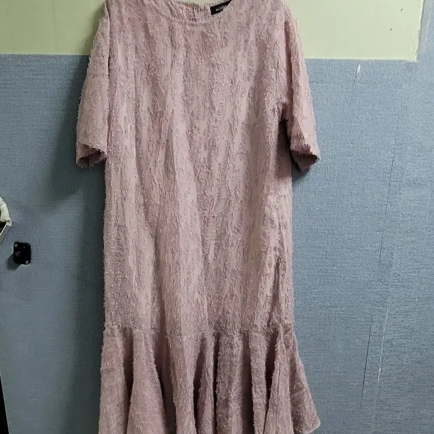 [BUNJANG] Pleated Long Dress Brown / 플리츠 주름 롱 원피스 브라운