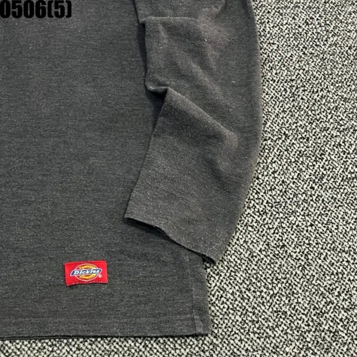 [BUNJANG] Dickies Fleece Sweatshirt Gray / 디키즈 기모 맨투맨 티셔츠 그레이