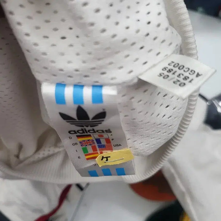 [BUNJANG] Adidas White Mesh Track Jacket / 아디다스 화이트 메쉬 트랙 자켓