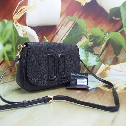 [BUNJANG] Daks Leather Small Crossbody Bag Black / 구제토토 닥스 가죽 스몰 크로스백 정품 중고가방 60605