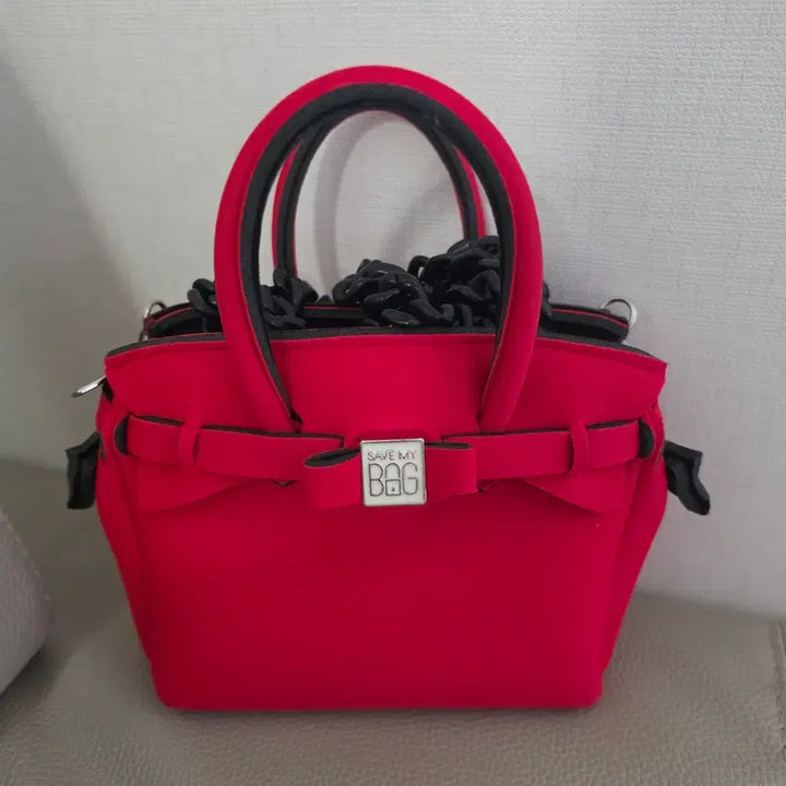 [BUNJANG] Save My Bag Red Crossbody Bag / 세이브마이백 레드 크로스백