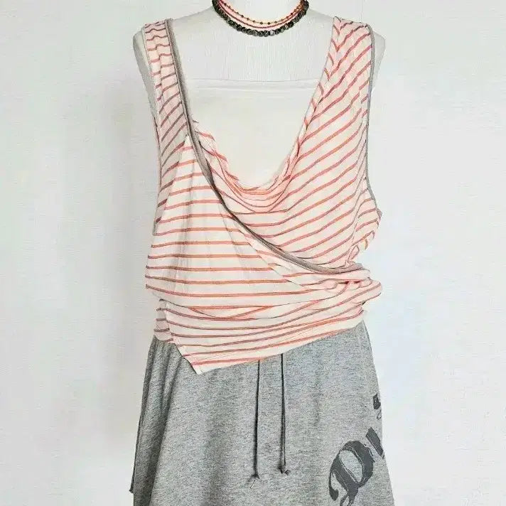 [BUNJANG] Tankers Layered Sleeveless Top / 탱커스 레이어드 나시탑