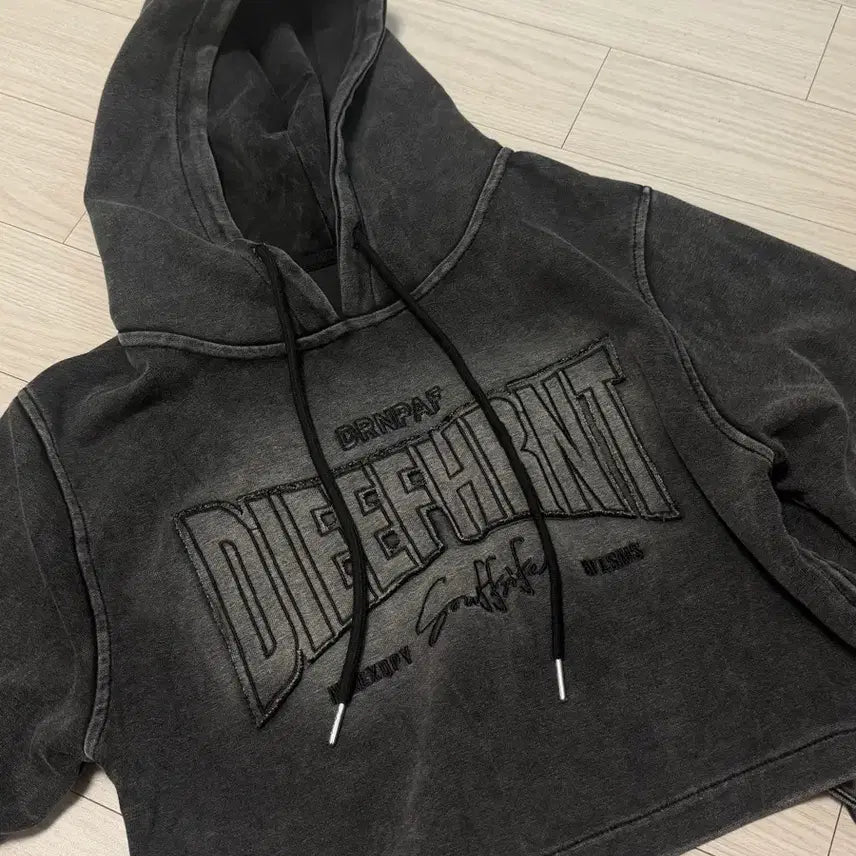 [BUNJANG] Cropped Hoodie / 크롭 후드티