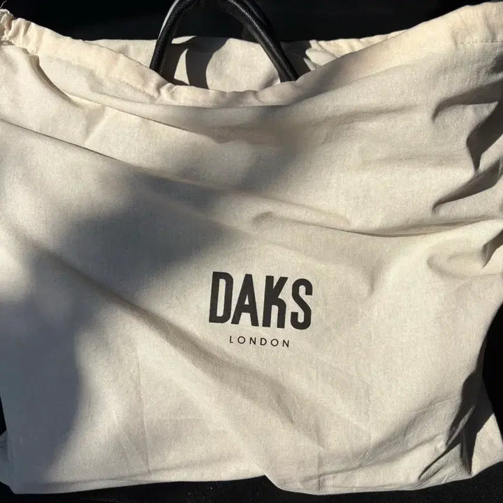 [BUNJANG] Daks Essential Black Leather Briefcase Tote Bag / 닥스 에센셜 블랙 서류 가죽 가방(토트백)