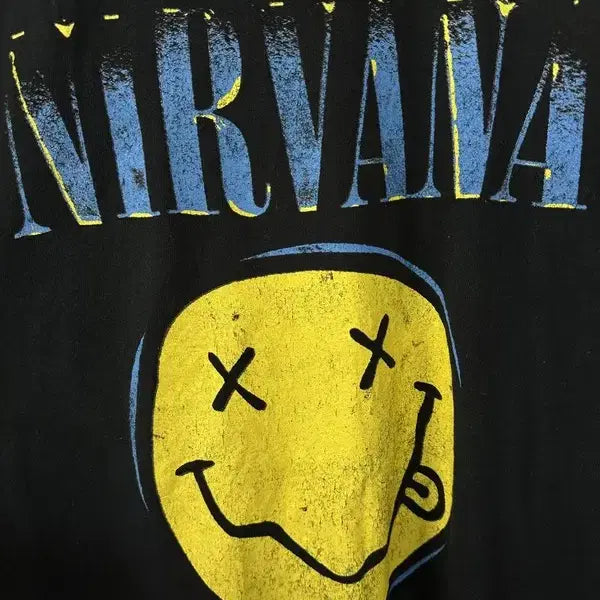 [BUNJANG] NIRVANA Gradient Graphic Band T-Shirt / [L] NIRVANA 너바나 그라데이션그래픽 밴드 반팔티