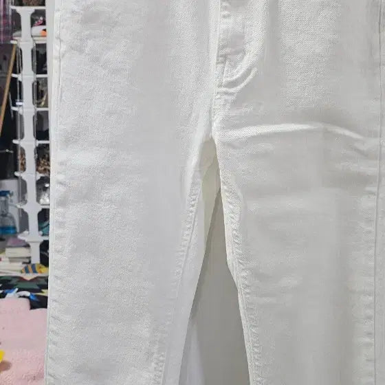 [BUNJANG] AROUND91 White Cotton Pants / AROUND91 흰색 바지