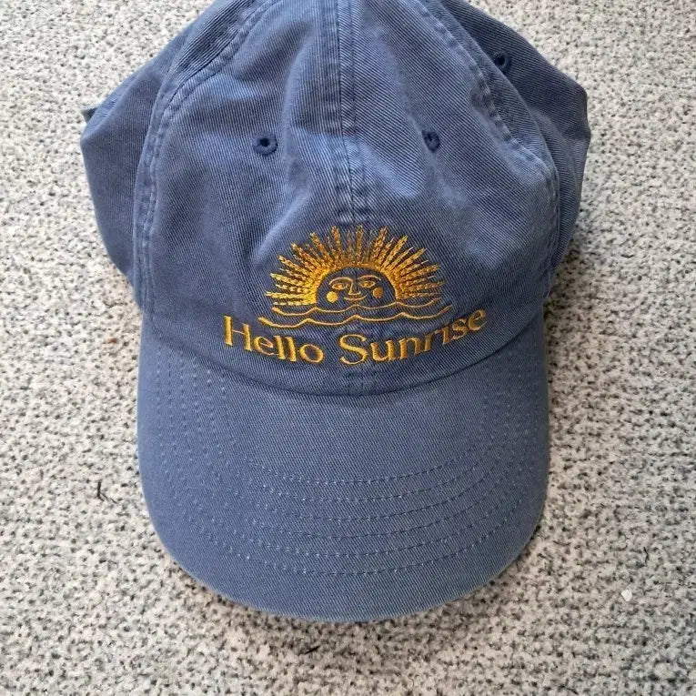 [BUNJANG] Hello Sunrise Washed Cotton Baseball Cap / Hello Sunrise 볼캡
