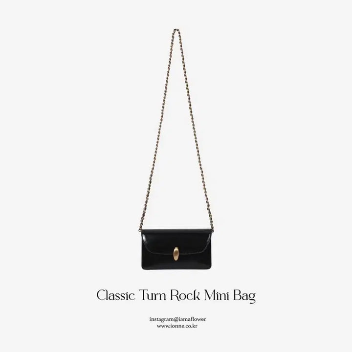 [BUNJANG] IONNE Classic Turnlock Mini Bag / 나는꽃 아이오네(IONNE) 자체체작 클래식 턴락 미니백