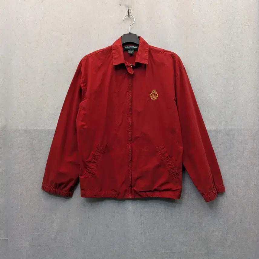 [BUNJANG] Polo Ralph Lauren Red Cotton Jacket / 랄프로렌 레드 면 자켓