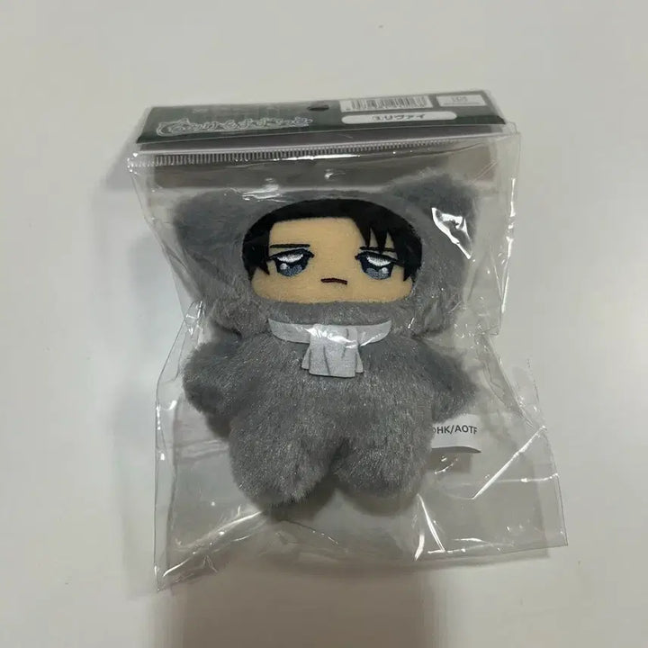[BUNJANG] Attack on Titan Levi Ackerman ChimiKemono Plush Doll (Sealed) / 미개봉) 진격의거인 리바이 치미케모 인형