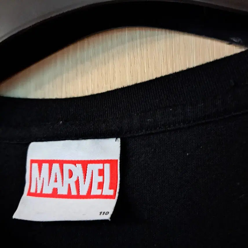 [BUNJANG] Marvel Iron Man Black T-Shirt Size 110 / 마블 아이언맨 블랙 반팔 티셔츠사이즈110