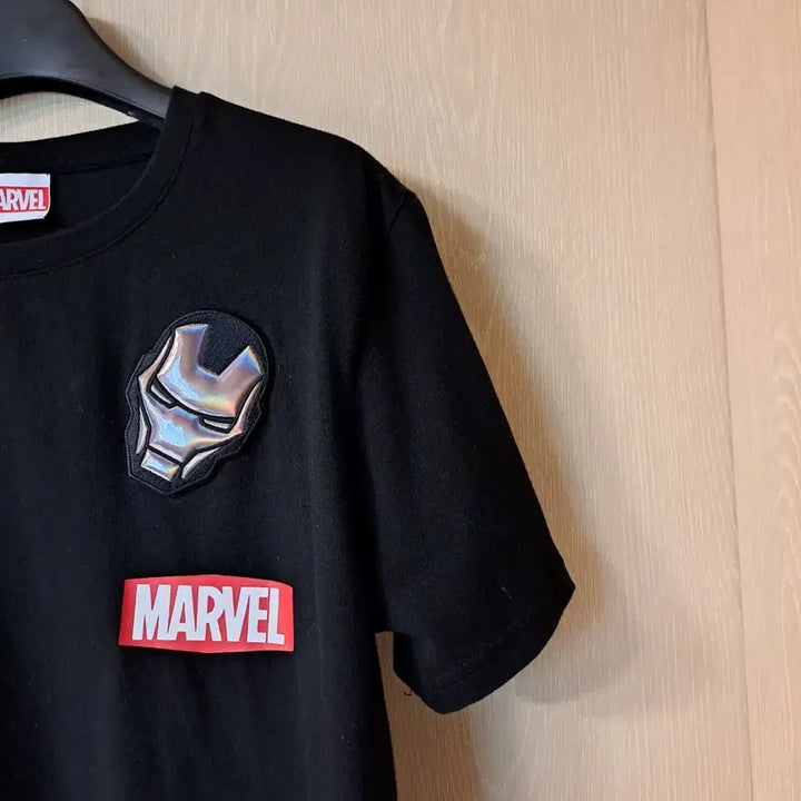 [BUNJANG] Marvel Iron Man Black T-Shirt Size 110 / 마블 아이언맨 블랙 반팔 티셔츠사이즈110