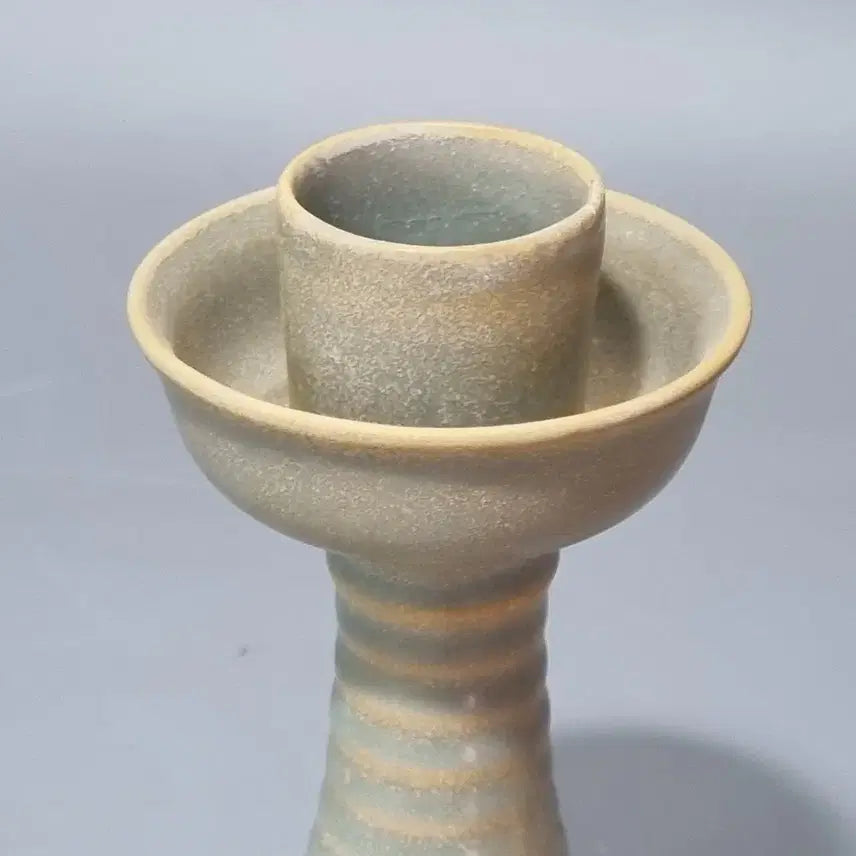 [BUNJANG] Bonghwagwanji Ceramic Candlestick/Vase / 봉화관지 여요청유촛대/화병. 고18