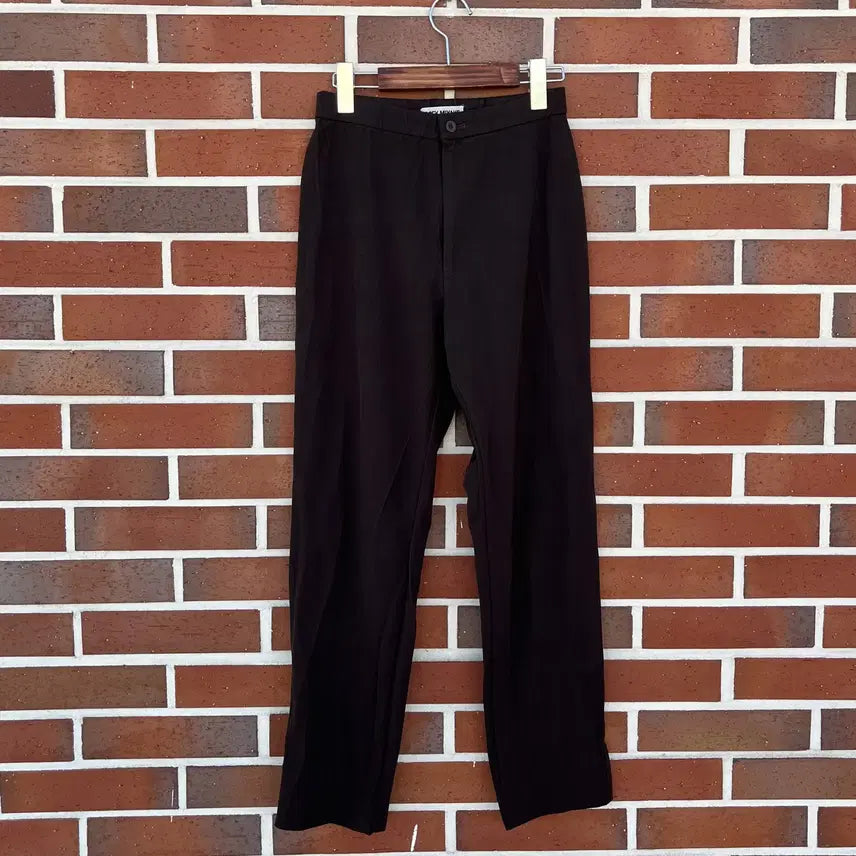 [BUNJANG] Issey Miyake Pleated Brown Nylon Pants / Issey Miyake 주름가공 브라운 나일론 팬츠