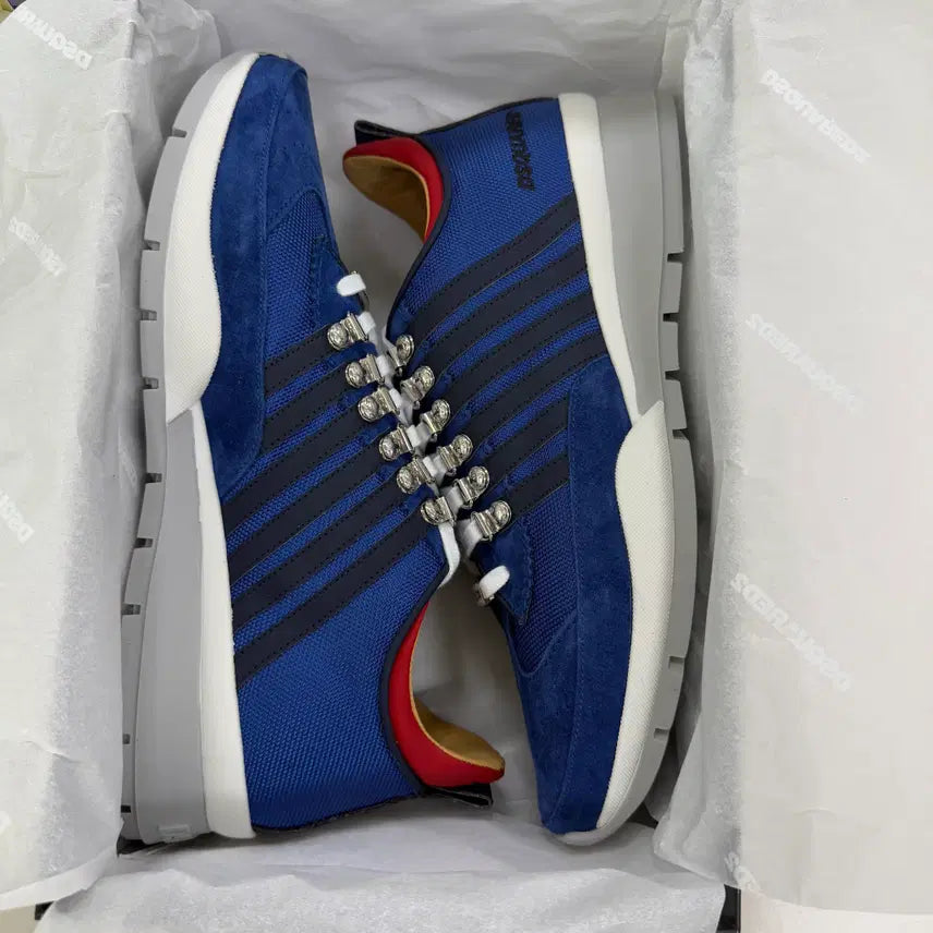 [BUNJANG] DSQUARED2 Blue Sneakers (Unused) / 새 상품 (미사용) 디스퀘어드2 블루 스니커즈