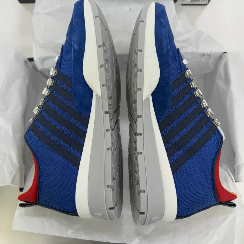 [BUNJANG] DSQUARED2 Blue Sneakers (Unused) / 새 상품 (미사용) 디스퀘어드2 블루 스니커즈